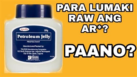 Pampalaki ng ari petroleum jelly